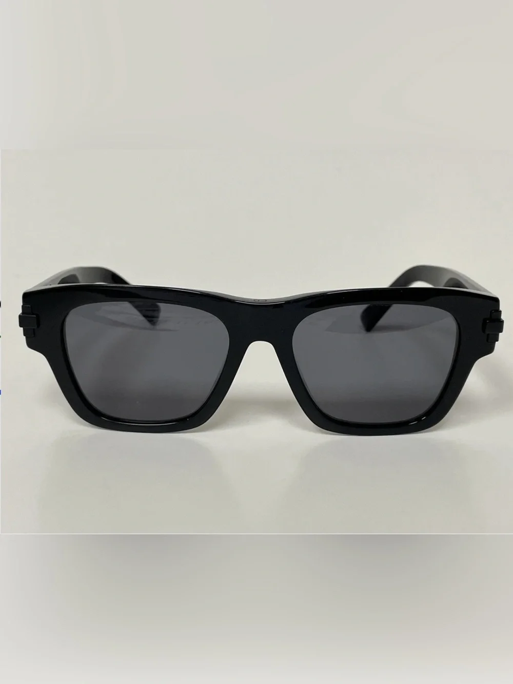 Christian Dior BlackSuitXL S2U10PO Blk Square Sunglasses Gry Polarized